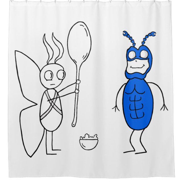 Cortina De Ducha La ESCUELA ES Demasiado grande (Anverso)