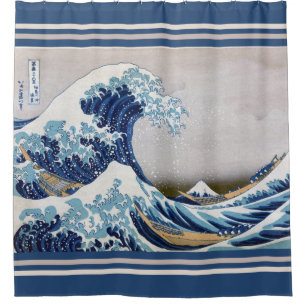 Cortina De Ducha La gran onda de Kanagawa - 神奈川沖浪裏