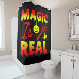 Cortina De Ducha La magia es la verdadera varita de halloween