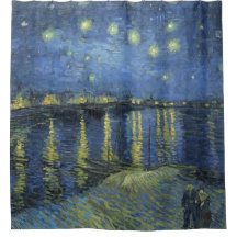 La noche estrellada de Vincent van Gogh sobre el R