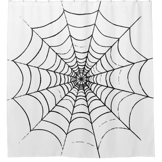 Cortina De Ducha La web de una araña simple (Anverso)