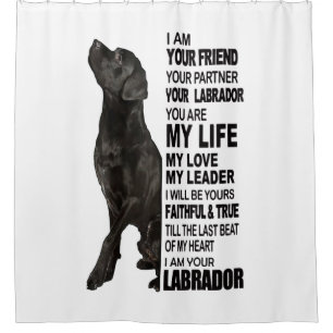 Cortina De Ducha Labrador Recuperador Regalos Black Lab Face Pictur