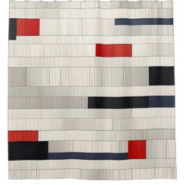 Cortina De Ducha Ladrillo rojo