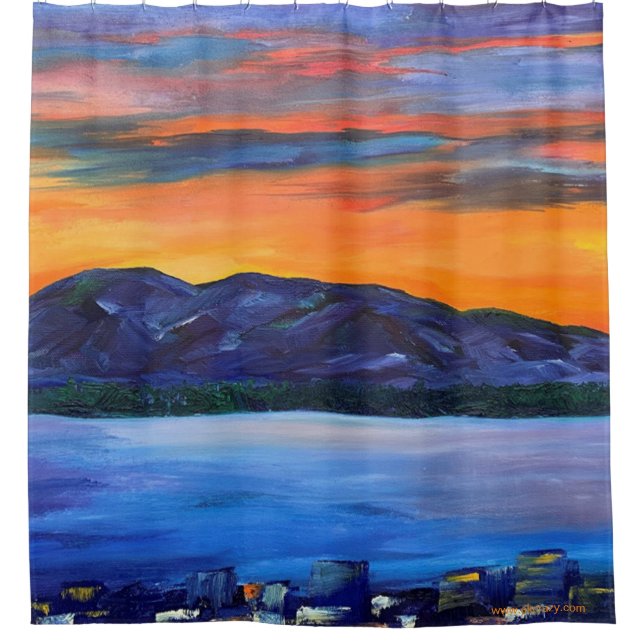 Cortina de ducha Lady Sleeping (Anverso)