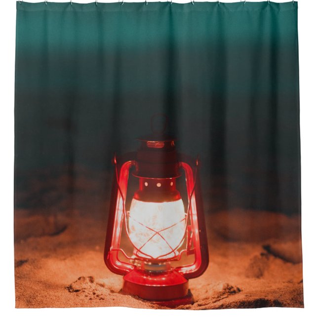 Cortina De Ducha Lámpara de aceite (Anverso)