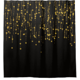 Cortina De Ducha Las estrellas doradas