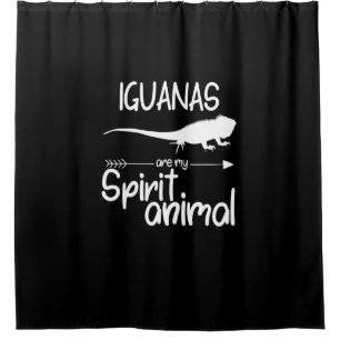 Cortina De Ducha Las iguanas son mi Espíritu Regalo Animal Hombres 