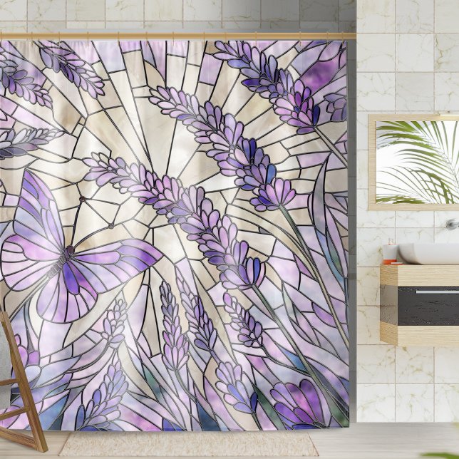 Cortina De Ducha Lavender Morning Bliss - Arte Mosaico (Subido por el creador)