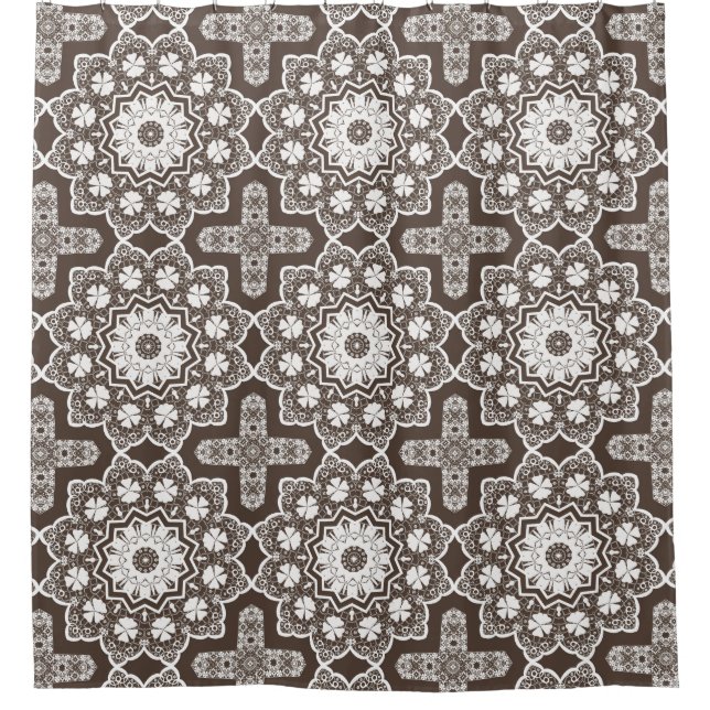 Cortina De Ducha Lazo blanco (Anverso)