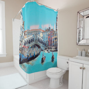 Cortina De Ducha ldp VENICE - góndolas - rialto -