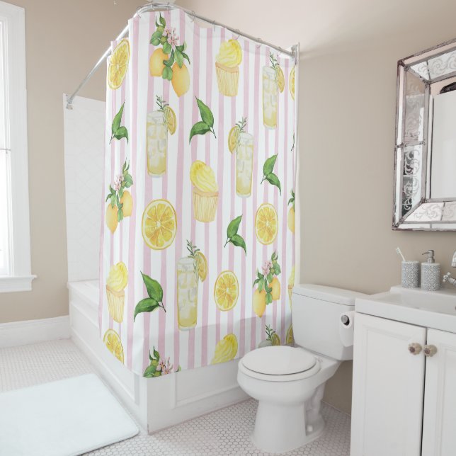 Cortina De Ducha Lemonade Lemons (In situ)