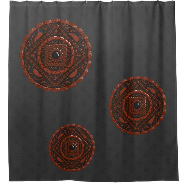 Cortina de ducha Leo Mandala (Anverso)