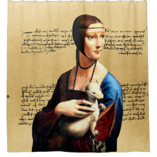Cortina De Ducha Leonardo da Vinci Lady con Ermine