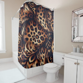 Cortina De Ducha Leopard Charm: la declaración en negrita