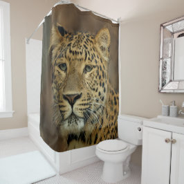 Cortina De Ducha Leopard Lovers Wildlife Shower Cortain