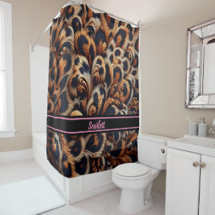 Cortina De Ducha Leopard Luxe: Transforme el cuarto de baño con un