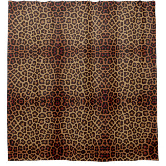 Cortina De Ducha Leopard Print Pattern