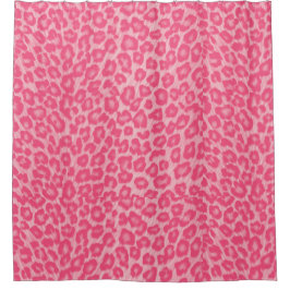 Cortina De Ducha Leopard Rubor