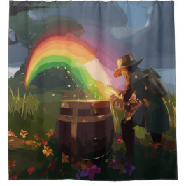 Cortina De Ducha Leprechaun Hideaway