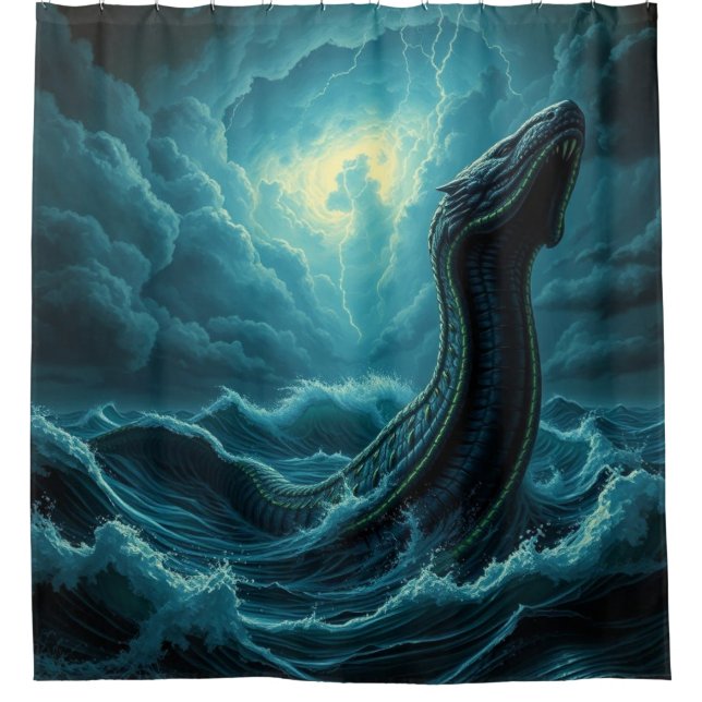 Cortina De Ducha „Leviathan – Wächter der Tiefsee“   (Anverso)