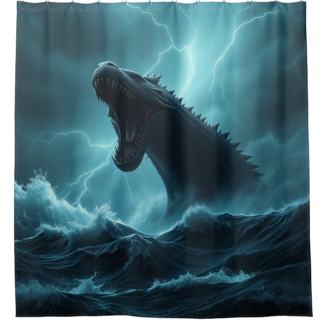 Cortina De Ducha „Leviathan – Wächter der Tiefsee“   (Anverso)