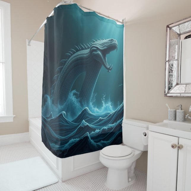 Cortina De Ducha „Leviathan – Wächter der Tiefsee“   (In situ)