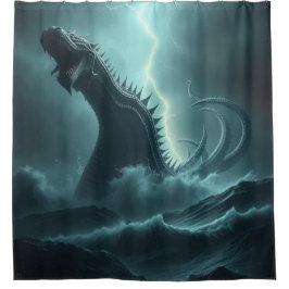 Cortina De Ducha „Leviathan – Wächter der Tiefsee“  