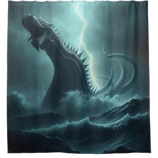 Cortina De Ducha „Leviathan – Wächter der Tiefsee“   (Anverso)