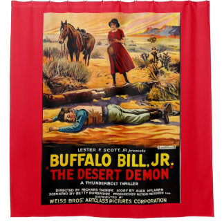 Cortina De Ducha Ley de Búfalo de 1925, Jr. - poster de cine de Des