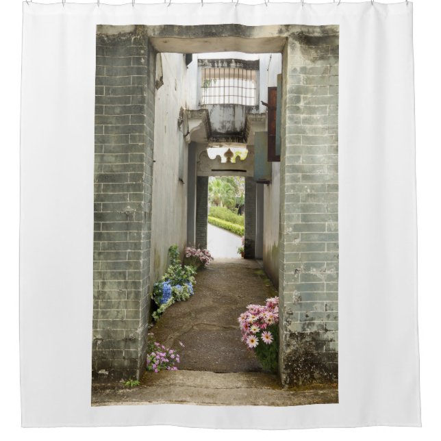 Cortina De Ducha Li Garden Series: Floral Corridor  (Anverso)