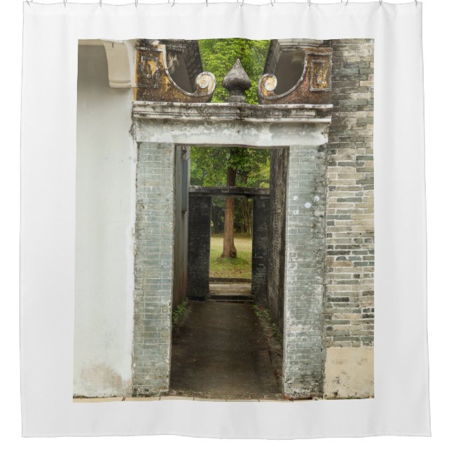 Cortina De Ducha Li Garden Series: Serene Corridor  (Anverso)