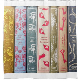Cortina De Ducha Libros de Jane Austen