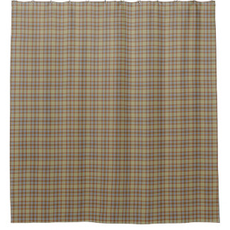 Cortina De Ducha Light Green Blue Tartan Plaid Shower Curtain