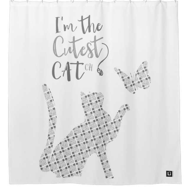Cortina De Ducha Lil'Inspirations #3 - I'm the cutest CATch  (Anverso)