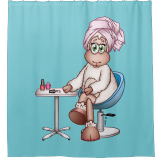 Cortina De Ducha Lilly las ovejas en la ducha Curtai del balneario