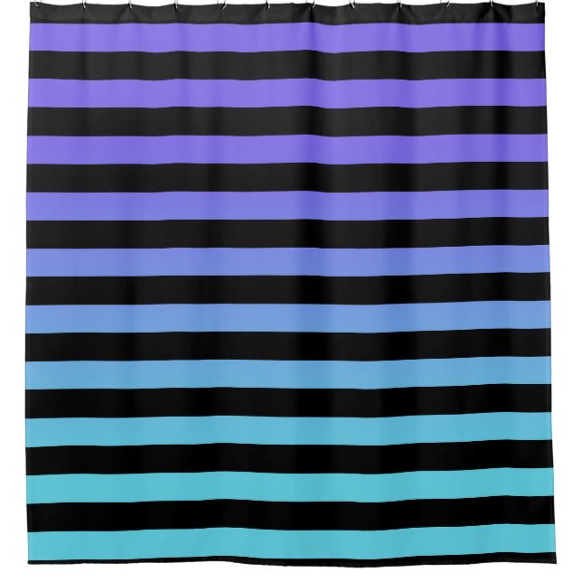 Cortina De Ducha Líneas de degradado (Anverso)