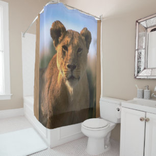 Cortina De Ducha Lioness Lovers Jungle