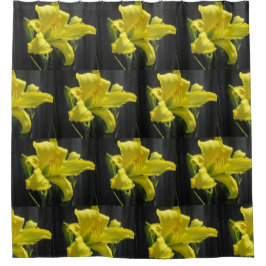 Cortina De Ducha Lirio amarillo