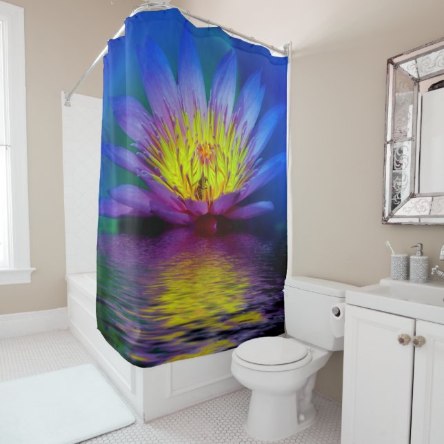 Cortina De Ducha Lirio de agua (In situ)