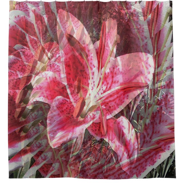 Cortina De Ducha Lirio tigre......... (Anverso)