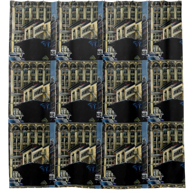 Cortina De Ducha Lo mejor de Broadway, Nueva York (Anverso)