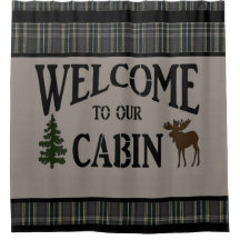 CORTINA DE DUCHA "Lodge/Cabin"