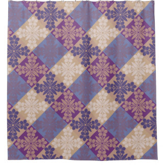 Cortina De Ducha Lokanui hawaiian quilt plumeria
