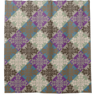 Cortina De Ducha Lokanui hawaiian quilt plumeria