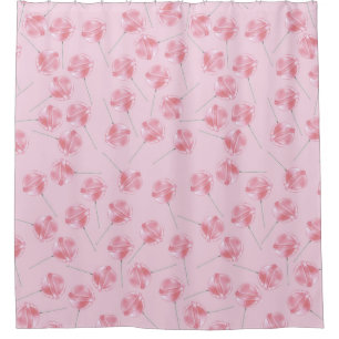 Cortina de ducha Lollipop rosa