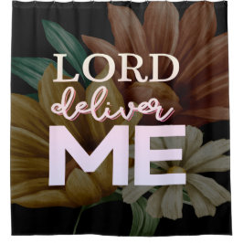 Cortina De Ducha Lord Deliver Me - Floral