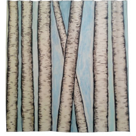 Cortina De Ducha Los abedules