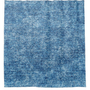Cortina De Ducha Los jeans con ácido lavan el azul. Fondo de densi