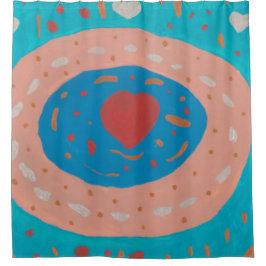 Cortina de ducha Love Circles