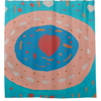 Cortina de ducha Love Circles